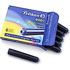 PELİKAN 4001 6'LI MAVİ DOLMA KALEM KARTUŞU