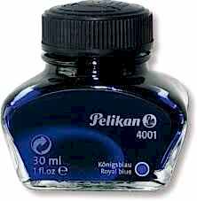 PELİKAN 4001 MAVİ DOLMA KALEM MÜREKKEBİ