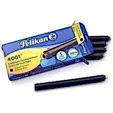 PELİKAN 4001 SİYAH KALEM KARTUŞU DEV ROYAL (5Lİ PK)