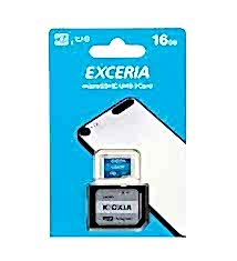 KIOXIA 16GB MİCRO SD KART UHS-1 C10 EXCERIA