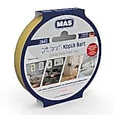 MAS 2643 ÇİFT TARAFLI KÖPÜK BANT 19X5 MT