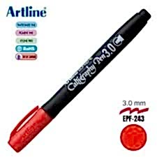 ARTLINE SUPREME CALLİGRAPHY PEN 3.0 KIRMIZI