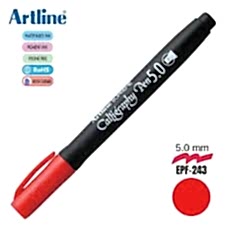 ARTLINE SUPREME CALLİGRAPHY PEN 5.0 KIRMIZI