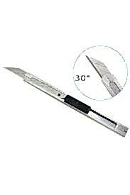 PİN MAKET BIÇAĞI KÜÇÜK METAL KLİPSLİ 30 DERECE AÇILI 397