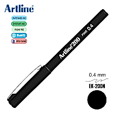ARTLINE 200N KEÇE UÇLU YAZI KALEMİ 0.4MM SİYAH