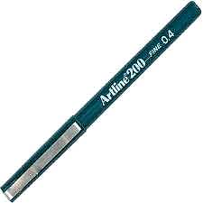 ARTLINE 200N KEÇE UÇLU YAZI KALEMİ 0.4MM KOYU YEŞİL