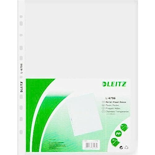 LEITZ L-4796 100LÜ POŞET DOSYA ŞEFFAF BUZLU