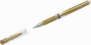 UNİ-BALL UM-153 1.0 ALTIN DAVETİYE KALEMİ