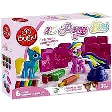 BU-BU OYUN HAMURU 3D PONY SET (L) BUBU-OH0023