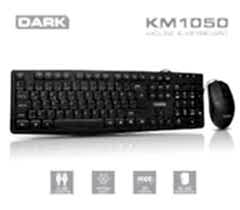DARK DK-AC-KM1050 TÜRKÇE Q KABLOLU EV OFİS SLİM KLAVYE MOUSE SET