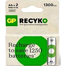 GP AA 1300 MAH ŞARJLI KALEM PİL 2 Lİ PAKET