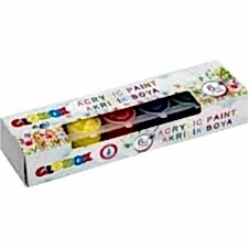 GLOBOX AKRİLİK BOYA 6 RENK