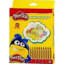 PLAY-DOH JUMBO ÜÇGEN KURUBOYA 12 RENK WOODFREE