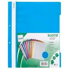 LEITZ L-4189 TELLİ DOSYA PLASTİK 50Lİ PK A.MAVİ