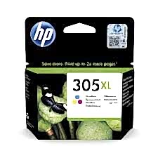 HP 305XL RENKLİ MÜREKKEP KARTUŞ 3YM63AE