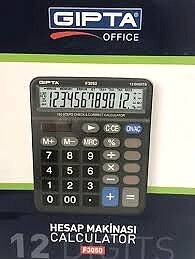 GIPTA F3050 HESAP MAK.12HANE 120İŞLEM HAFIZA FONKS.