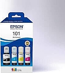 EPSON 101 MAVİ-KIRMIZI-SARI-SİYAH MÜREKKEP 4LÜ SET T03V6