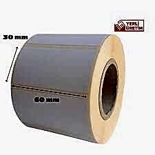 60X30 1000 Lİ TERMAL BARKOD ETİKETİ
