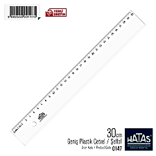 HATAS CETVEL PLASTİK 30 CM
