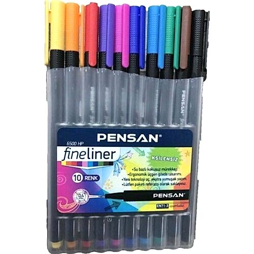 PENSAN 6500 FİNELİNER 10 RENK