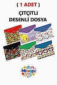 ONUR ÇITÇITLI DOSYA DAMLA DESENLİ KARIŞIK RENKLER