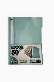 EXXO TTRP100 PASTEL TURKUAZ A4 TELLİ DOSYA