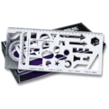 YILDIZLAR ÖLÇEKLİ ŞABLON CETVEL 30 CM NO:7