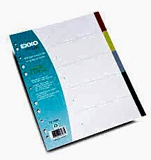 EXXO TS105R 1-5 5 RENK PLASTİK AYRAÇ