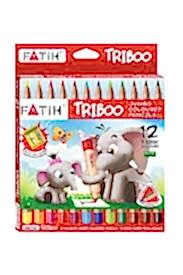 FATİH TRİBO 12Lİ KURU BOYA KALEMİ KALEMTRAŞLI