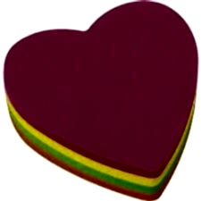 PIANO POST-IT 29 ŞEKİL (KALP-ELMA-YORK)