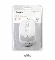 A4TECH FM10 USB BEYAZ OPTİK 1000DPI MOUSE KABLOLU