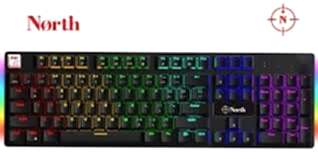 NORTH SHİELD BLUE GAMİNG KLAVYE TYPE-C KABLO BLUE SWİTCH