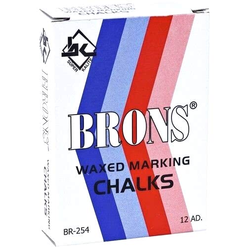 BRONS TEBEŞİR YUVARLAK YAĞLI BEYAZ BR-252