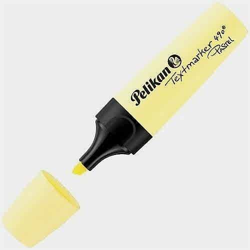 PELİKAN 490 PASTEL SARI FOSFORLU KALEM