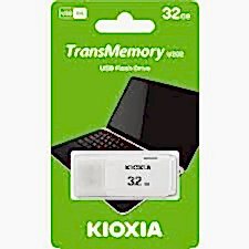 KIOXIA 32GB U202 USB 2.0 BEYAZ FLASH BELLEK