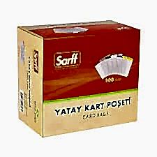 SARFF 12x11CM YAKA KART POŞETİ 100 LÜ PK