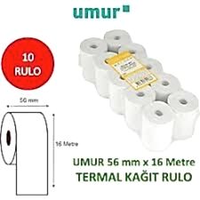 UMUR 56x25MM 10LU TERMAL KASA RULOSU