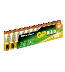GP AA BOY ULTRA ALKALİN KALEM PİL 12 Lİ PAKET GP15AU-VS12