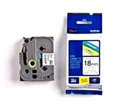 BROTHER TZ-141 18MM BLACK ON CLEAR TAPE
