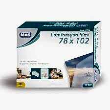 MAS 7703 78X102 LAMİNASYON FİLMİ 100LÜ PK