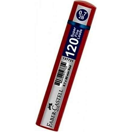 F.C MİN GRİP 0,7MM 2B 60MM 120Lİ KIRMIZI