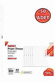 NOKİ 4830-50 A4 50 Lİ EKONOMIK POŞET DOSYA