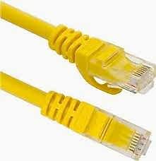 VCOM NP511B 2MT CAT5 SARI ETHERNET KABLOSU
