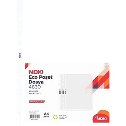 NOKİ 4830 ECO-10 LU A4 POŞET DOSYA