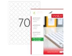 TANEX TW-2125 25MM HAZIR 100LU ETIKET