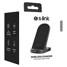 S-LİNK SL-CW05 MOBİL TEL. UYUMLU 15W LED 2IN1 KABLOSUZ ŞARJ CİHAZI