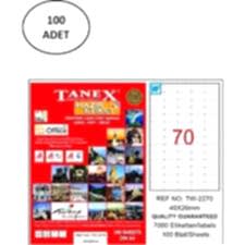 TANEX TW-2270 40x20MM HAZIR 100 LU ETIKET