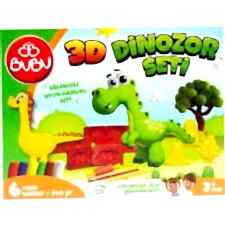 BU-BU OYUN HAMURU SETİ 3D DİNAZOR (L) BUBU-OH0012
