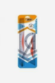 BİC CETVEL SETİ 3LÜ ESNEK PLASTİK ORTADAN TUTMALI 2448