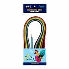 PUTİ QUILLING SETİ 39CM 5MM 12 RENK 120Lİ